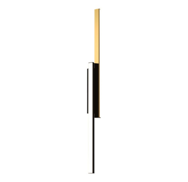 Sieninis šviestuvas LED Light 26W 3000K 2560 black-brass dimeriuojamas Sieninis šviestuvas LED Light 26W 3000K 2560 black-brass dimeriuojamas