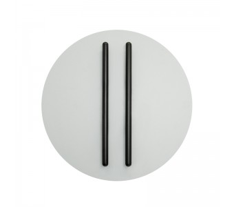 Sieninis šviestuvas LED Light 13W 3000K 2573 black stick-grey base dimeriuojamas 