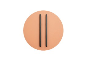 Sieninis šviestuvas LED Light 13W 3000K 2574 black stick-brick red base dimeriuojamas 