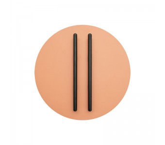 Sieninis šviestuvas LED Light 13W 3000K 2574 black stick-brick red base dimeriuojamas 