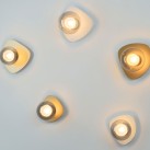 Sieninis šviestuvas G9 LED MAX 4W 2577 smoked glass-white base Sieninis šviestuvas G9 LED MAX 4W 2577 smoked glass-white base