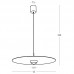 Pakabinamas šviestuvas SINGLE light 21W 3000K 2588 dimeriuojamas