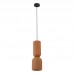 Pakabinamas šviestuvas E27 MAX 11W Sandy black metal - Terracotta clay 2596 