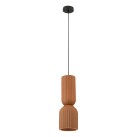 Pakabinamas šviestuvas E27 MAX 11W Sandy black metal - Terracotta clay 2596 