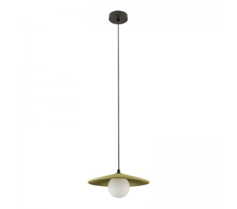 Pakabinamas šviestuvas G9 MAX 9W Black metal - green clay 2597
