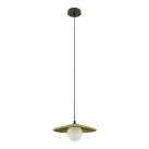 Pakabinamas šviestuvas G9 MAX 9W Black metal - green clay 2597