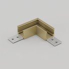 Magnetinės sistemos "MUSE" horizontalus kampas 90° brass Z5000-48.SR.HC.BR