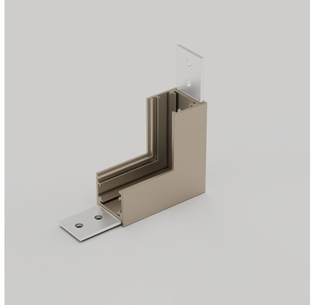Magnetinės sistemos "MUSE" vertikalus kampas 90° light copper Z5000-48.SR.VC.LC
