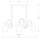 Pakabinamas šviestuvas RESI A8162-3A Pakabinamas šviestuvas RESI A8162-3A