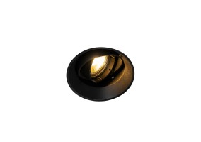 Įleidžiamas užglaistomas šviestuvas ONEON DL ROUND 50-1 BLACK