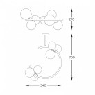 Lubinis šviestuvas MOLECULE C0454-06Q-F7AA Lubinis šviestuvas MOLECULE C0454-06Q-F7AA