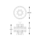 Pakabinamas šviestuvas CONSTANTINOPLE C0567-08C-7GAC Pakabinamas šviestuvas CONSTANTINOPLE C0567-08C-7GAC