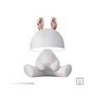 Stalinis pakraunamas vaikiškas šviestuvas BUNNY 4000K 3W KDR-6301-WH dimeriuojamas