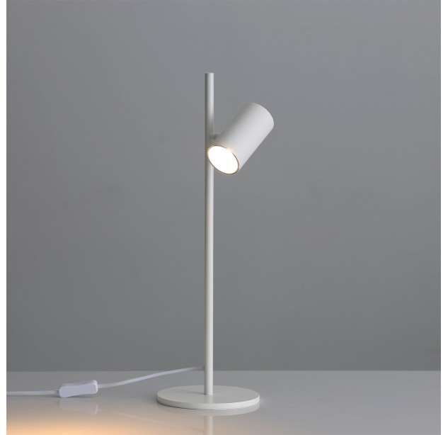 Gina stalo lempa 3874, tekstūruota balta, LED GU10 8 W, CL.II, reguliuojama