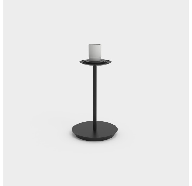 Parma stalo lempa, matinė juoda, LED E27 15 W, CL.II, be stiklinio gaubto