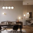 Maui stalo lempa 8163, matinė juoda, LED E27 15 W, CL.II, be stiklinio gaubto