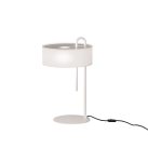 Clip stalo lempa 8178, tekstūruota balta, LED E27 15 W, CL.II, DAUGIAU PAKETAS