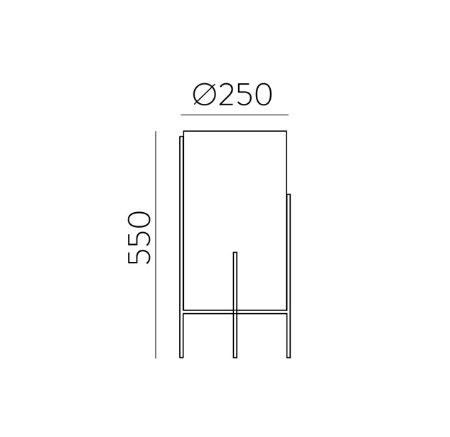 Naos stalo lempa 8191/55 Technical Gold, LED E27 15 W, CL.II, su jungikliu, MULTI-PACK