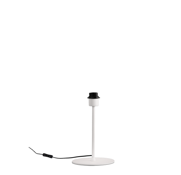 Stilo stalo lempa 315 mm, tekstūruota balta, LED E27 15 W, CL.II, be gaubto, MULTI-PACK