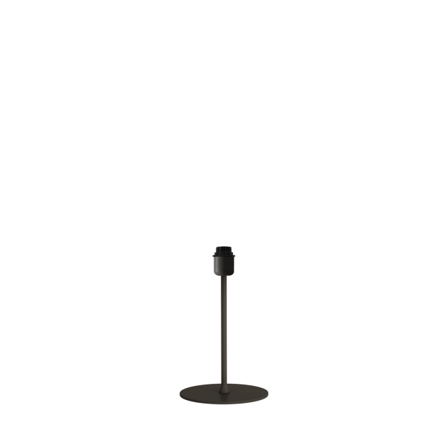 Stilo stalo lempa 315 mm, tekstūruota juoda, LED E27 15 W, CL.II, be gaubto, MULTI-PACK