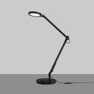 Luxa stalo lempa 8203 Juoda matinė, LED 11 W 3000 K 700 lm, CRI90 CL.II, integruotas LED, jutiklinis jungiklis, reguliuojamas apšvietimo intensyvumas