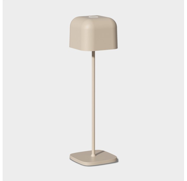 Stroll stalo lempa 8218 Sandy, LED 3,5 W, 296 lm, CRI90, CL.III, IP65, integruotas LED, jutiklinis jungiklis, reguliuojamas šviesos stiprumas (2200–2700 K), reguliuojamas šviesos stiprumas, įmontuota baterija