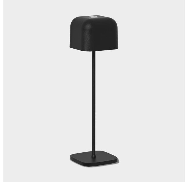 Stroll stalo lempa 8218 Juoda matinė, LED 3,5 W 296 lm, CRI90 CL.III IP65, integruotas LED, jutiklinis jungiklis, reguliuojamas šviesos stiprumas (Kelvinai 2200–2700), reguliuojamas šviesos stiprumas, įmontuota baterija