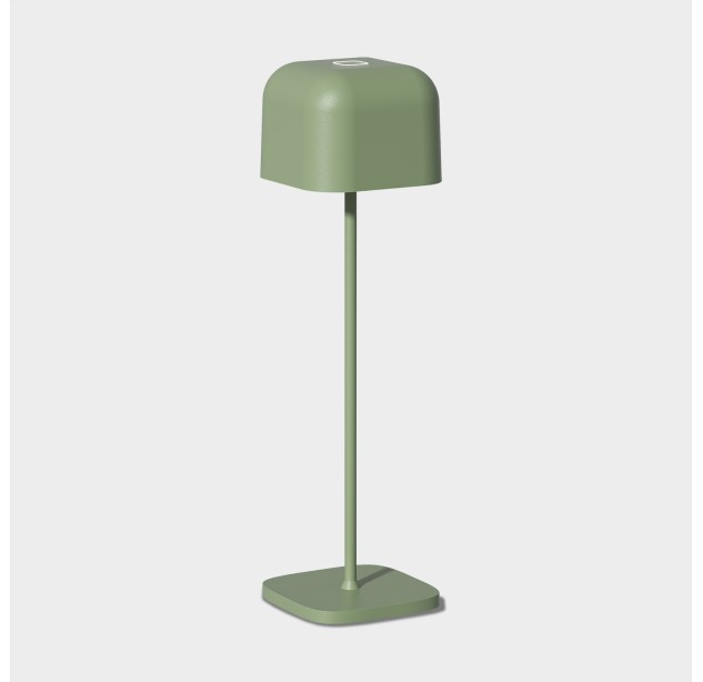 Stroll stalo lempa 8218 šviesiai žalia, LED 3,5 W 296 lm, CRI90 CL.III IP65, integruotas LED, jutiklinis jungiklis, reguliuojamas šviesos stiprumas (2200–2700 K), reguliuojamas šviesos stiprumas, įmontuota baterija