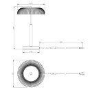 Stalinis šviestuvas SOLVIA 10 LED 3000 T230757601 Stalinis šviestuvas SOLVIA 10 LED 3000 T230757601