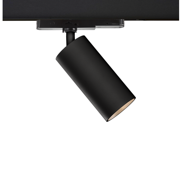 Pipe Track šviestuvas 3986/6 %D860x130mm tekstūruotas juodas, LED COB 12W 4000K 1550lm, CRI90 CL.II, integruotas LED, ON-DEMAND **