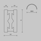 Bėgelis FLARITY TRX154-SR-D650-B Bėgelis FLARITY TRX154-SR-D650-B