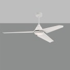 Bora lubinis ventiliatorius 2516/52 matinė balta/opalinė, LED 20 W 2000 lm + variklis DC 30 W, CRI80 CL.I IP44, reguliuojamas apšvietimas Kelvin 3000–4000–6000, reguliuojamas intensyvumas, nuotolinis valdymas