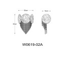 Sieninis šviestuvas ASTRA 28 G9 W ZALEŻNOŚCI OD ŻARÓWKI W0619-02A-B5K4 Sieninis šviestuvas ASTRA 28 G9 W ZALEŻNOŚCI OD ŻARÓWKI W0619-02A-B5K4