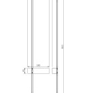Sieninis šviestuvas ARCO 12 LED 4000 W4100-90BK Sieninis šviestuvas ARCO 12 LED 4000 W4100-90BK