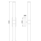 Sieninis šviestuvas EDDIE 12 LED 3000 WL32186/12W Sieninis šviestuvas EDDIE 12 LED 3000 WL32186/12W