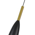 Pakabinamas šviestuvas SOLIN 60W E27 LP-181/1P BK/GD
