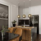 Pakabinamas šviestuvas LP-2844\1P GD PALLA 1x40W E27 gold