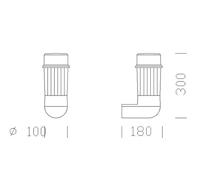 Sieninis lauko šviestuvas FARO 2 1534 510459-00 Sieninis lauko šviestuvas FARO 2 1534 510459-00