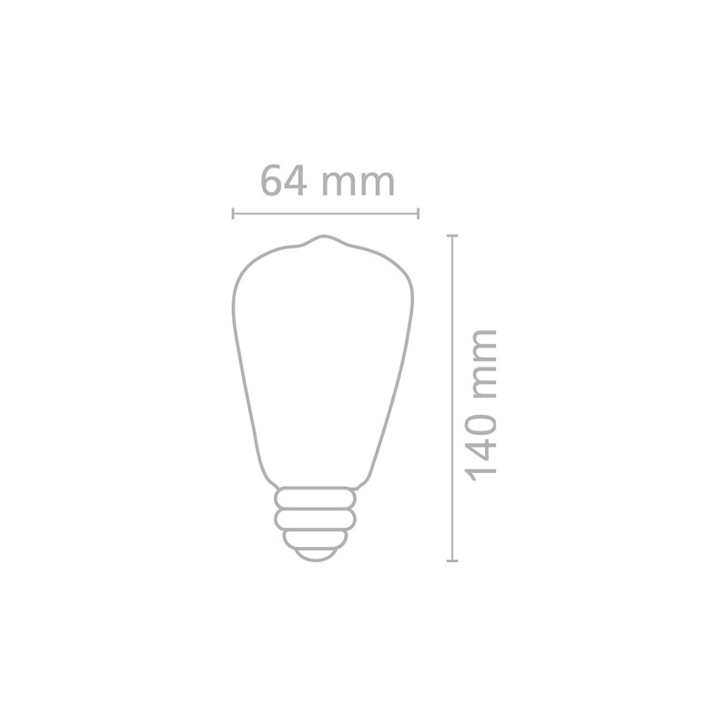 LED lemputė E27 7W 2700K ACB62157