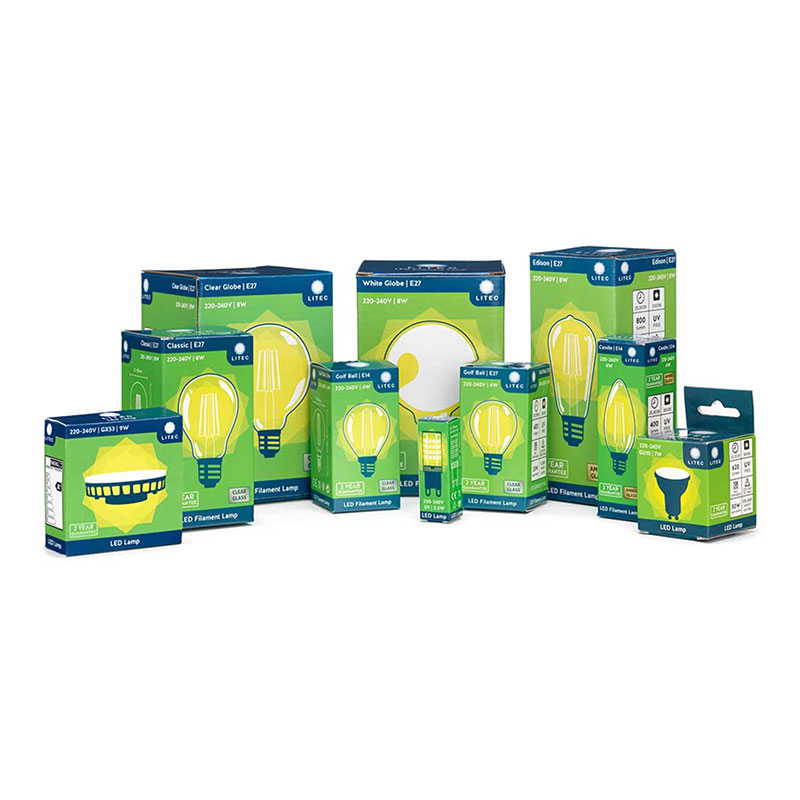 LED lemputė LITEC GOLF BALL LP-LED4W-E14-G45