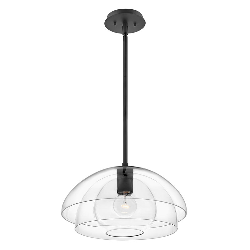 Pakabinamas lubinis šviestuvas LOTUS QN-LOTUS-P-BLK