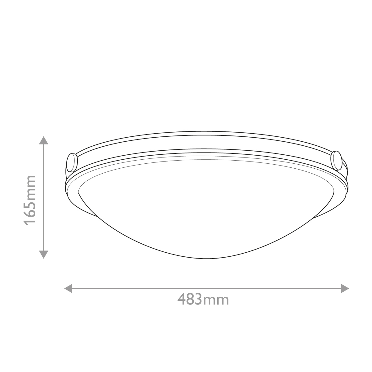 Lubinis šviestuvas Collier 40W E27 HK-COLLIER-F-M-BX