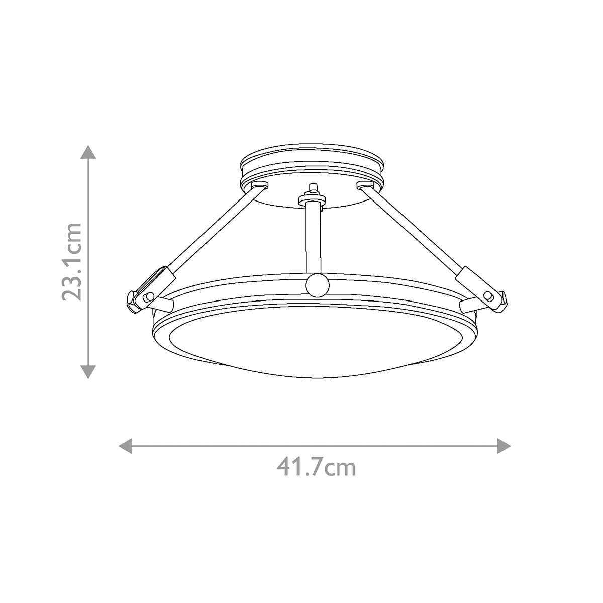 Lubinis šviestuvas Collier 3x40W E14 HK-COLLIER-SF-S-BX