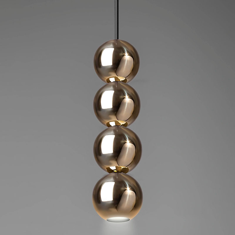 Pakabinamas šviestuvas BOLA BOLA LED STEEL 4 BALLS