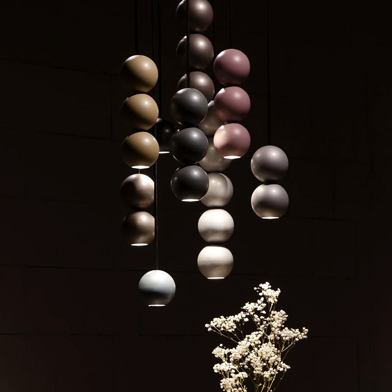 Pakabinamas šviestuvas BOLA BOLA LED STEEL 4 BALLS