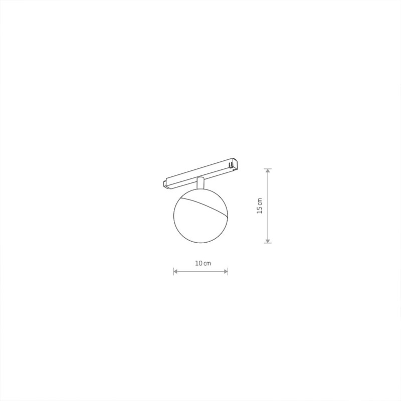 Pakabinamas šviestuvas LVM LID LED 8W 10152