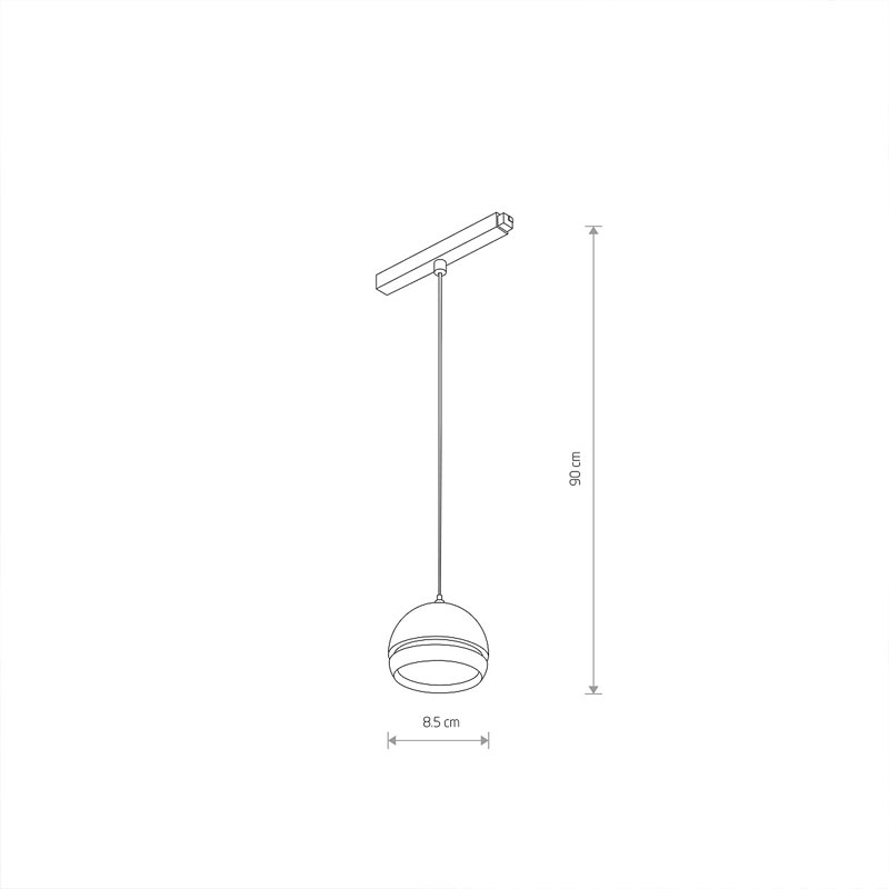Pakabinamas šviestuvas LVM SLOT LED 8W 10155