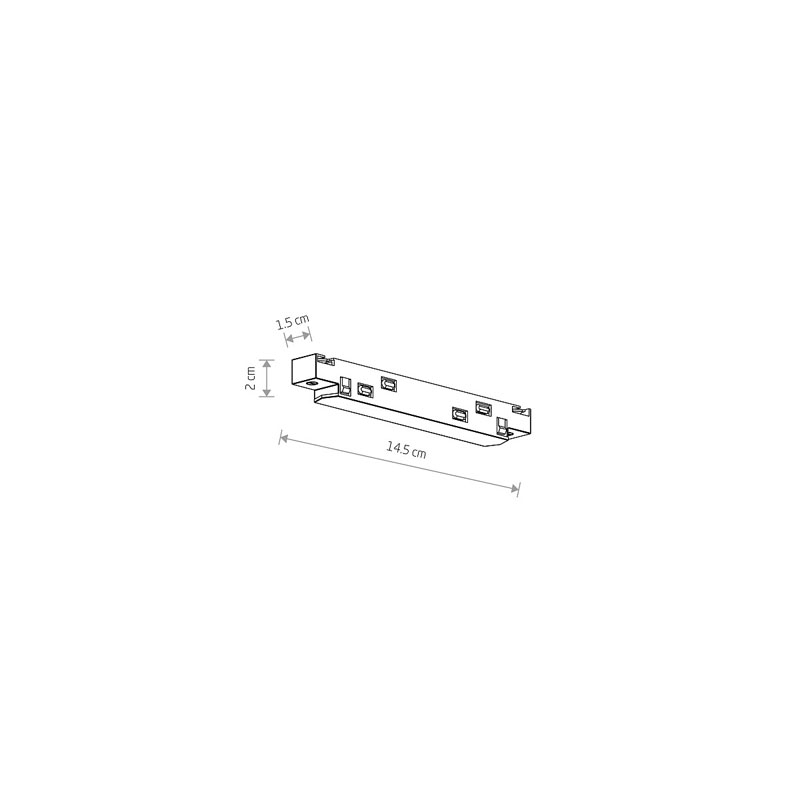 Tiesus bėgelio sujungimas LVM 10167