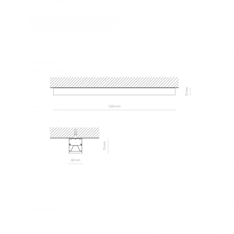 Lubinis šviestuvas CL OFFICE PRO LED 120 WHITE 4000K 31W 10212