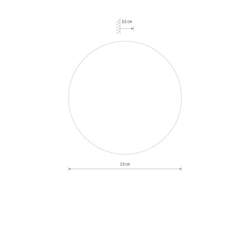 Sieninis šviestuvas RING LED MIRROR S 10276